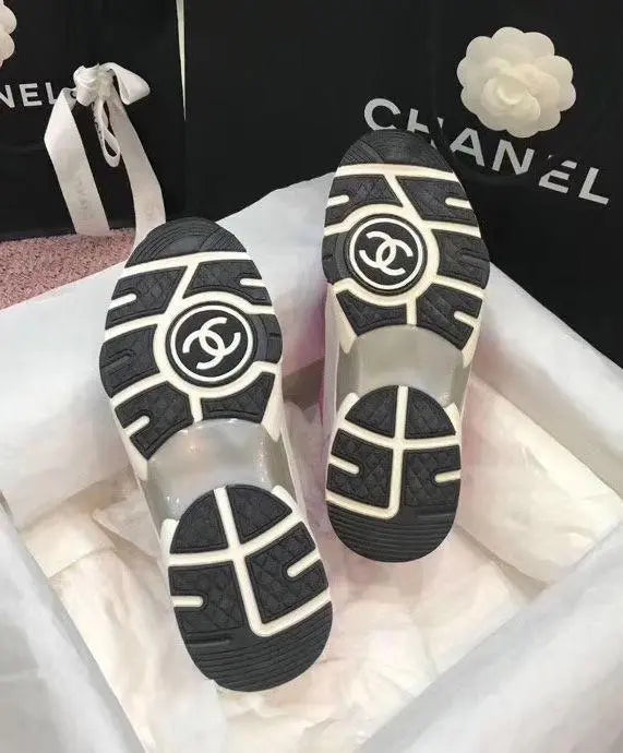 Chanel Women's Sneaker Pink White Metroutfits