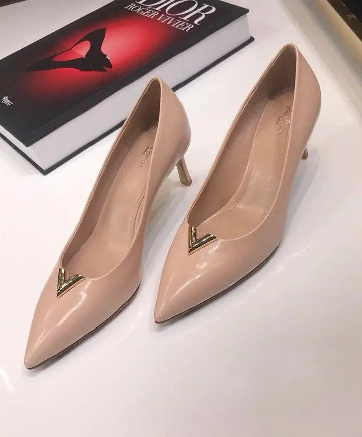 Louis Vuitton Heartbreaker Pink Pumps New with Tag and Box Metroutfits