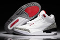 Air Jordan Retro 3 Sneakers White Red Ash Metroutfits