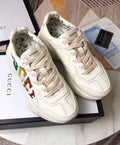 Gucci Rhyton Glitter Rainbow Logo Sneakers – New with Tag and Original Box Metroutfits