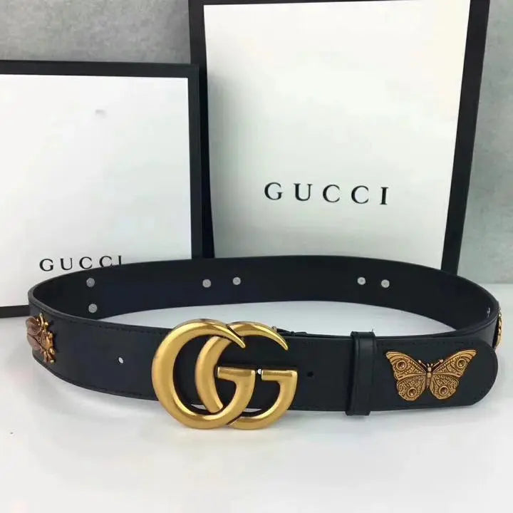 Gucci Women’s Leather Belt Animal Studs Metroutfits