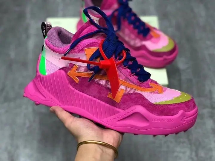 Off-White Pink Sneaker New with Tag and Box Metroutfits