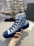 Christian Dior Blue White Sneakers Metroutfits