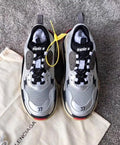 Balenciaga Triple S Silver Red Black Sneakers – New with Tag and Box Metroutfits