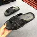 Louis Vuitton Men’s Black Slides – New with Tag & Original Box Metroutfits