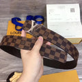 Louis Vuitton LV Initials Reversible Belt Damier Azur Metroutfits