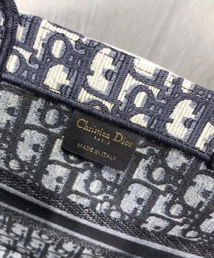Christian Dior Small Book Tote Canvas Bag 36 cm New with Tag Metroutfits