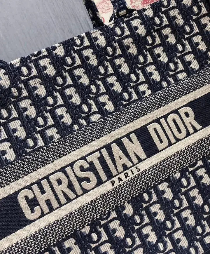 Christian Dior Small Book Tote Canvas Bag 36 cm New with Tag Metroutfits