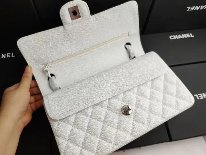 Chanel Caviar Quilted Medium Double Flap Bag New With Tag Metroutfits