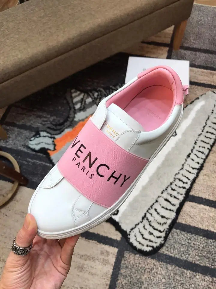 Givenchy White Pink Sneakers Femme New with Tag and Box Metroutfits
