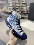 Christian Dior Blue White Sneakers Metroutfits