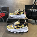 Versace Yellow Black Sneakers – New with Tag and Original Box Metroutfits