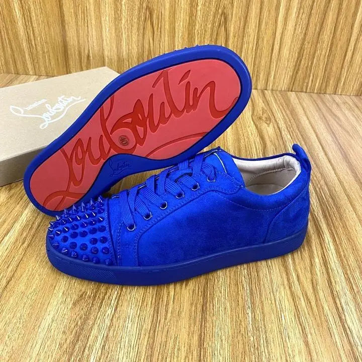 Christian Louboutin Deep Blue Sneakers Metroutfits