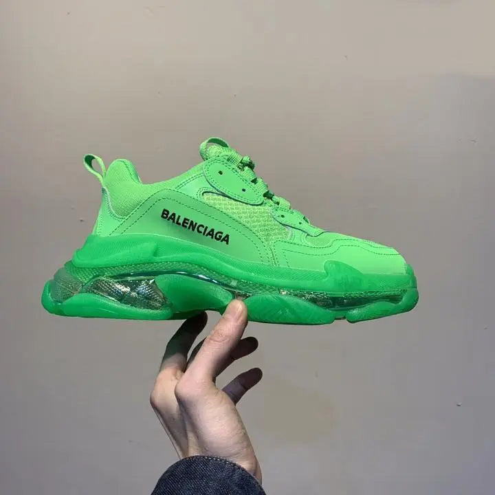 Balenciaga Triple S Green Sneakers – New with Tag and Original Box Metroutfits