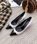 Louis Vuitton Heartbreaker White Black Pumps New with Tag and Box Metroutfits