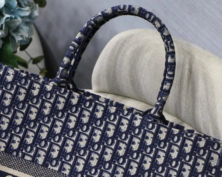 Christian Dior Small Book Tote Canvas Bag 41.5 cm New with Tag Metroutfits