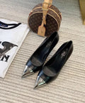 Louis Vuitton Urban Twist Black Pumps New with Tag and Box Metroutfits