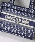 Christian Dior Mini Book Tote Oblique Embroidered Canvas Bag 23 cm New Metroutfits