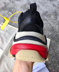 Balenciaga Triple S Black White Red Sneakers – New with Tag and Box Metroutfits