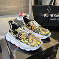 Versace Yellow Black Sneakers – New with Tag and Original Box Metroutfits
