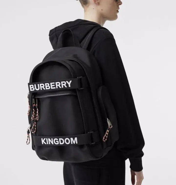 Burberry Nevis Backpack with "Kingdom" Writing Metroutfits