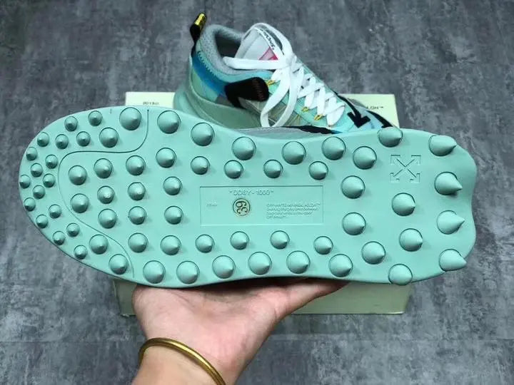 Off-White Wmns ODSY Baby Blue Black Sneakers Metroutfits