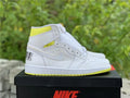 Nike Air Jordan 1 Retro High First Class Flight White Yellow Sneaker Metroutfits