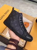 Louis Vuitton Black & Grey Sneaker Men & Women New with Tag and Box Metroutfits