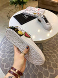 Dolce & Gabbana White Leather Sneakers Metroutfits