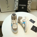 Chanel Women's Sneaker White Ash - New with Tag and Box Metroutfits