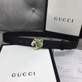 Gucci Leather Belt with Tiger Head Buckle Metroutfits