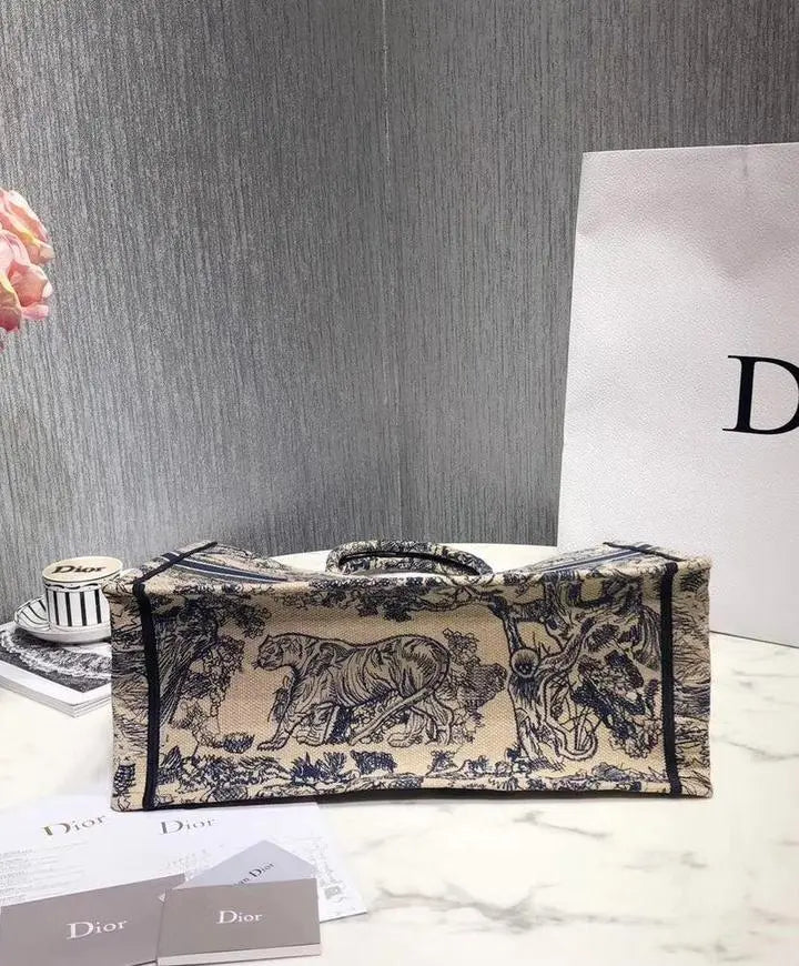 Christian Dior Book Tote Canvas Bag 41.5 cm New with Tag Metroutfits