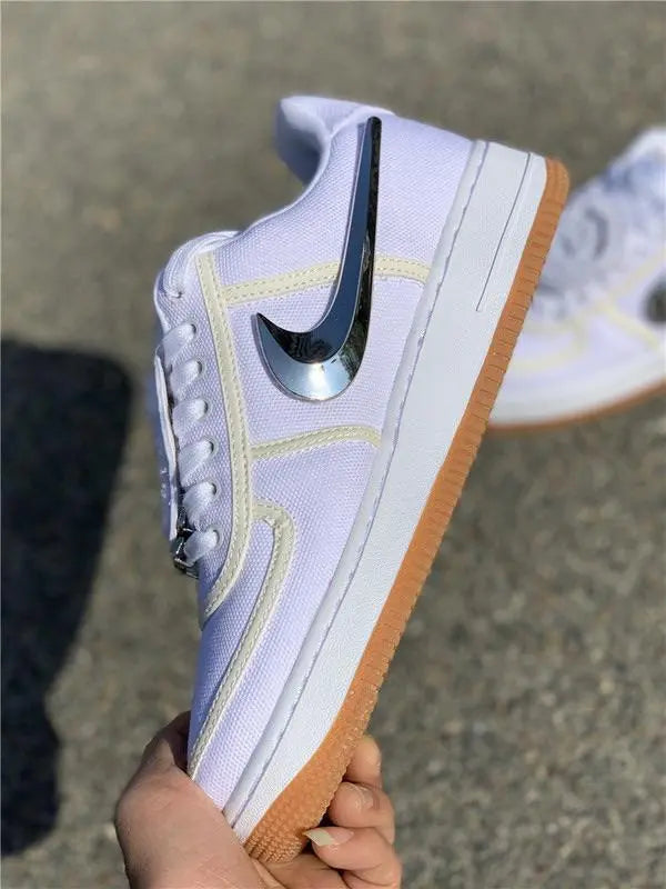 Nike Air Force 1 Low x Travis Scott Sail – New with Tag and Original Box Metroutfits