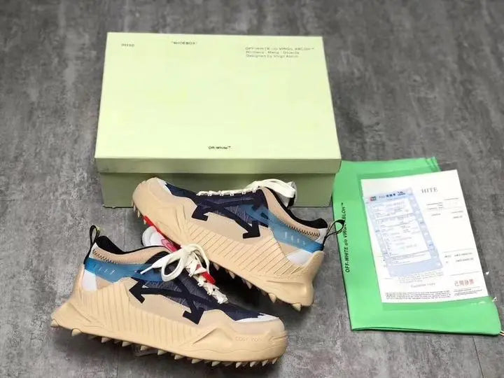 Off-White Orange Black Sneaker New with Tag and Box Metroutfits