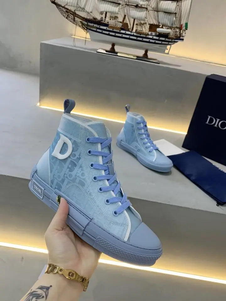 Christian Dior Blue Sneakers Metroutfits