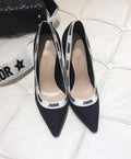 Christian Dior Women's Black J’adior Brodé Embroidered Pumps - New with Box Metroutfits