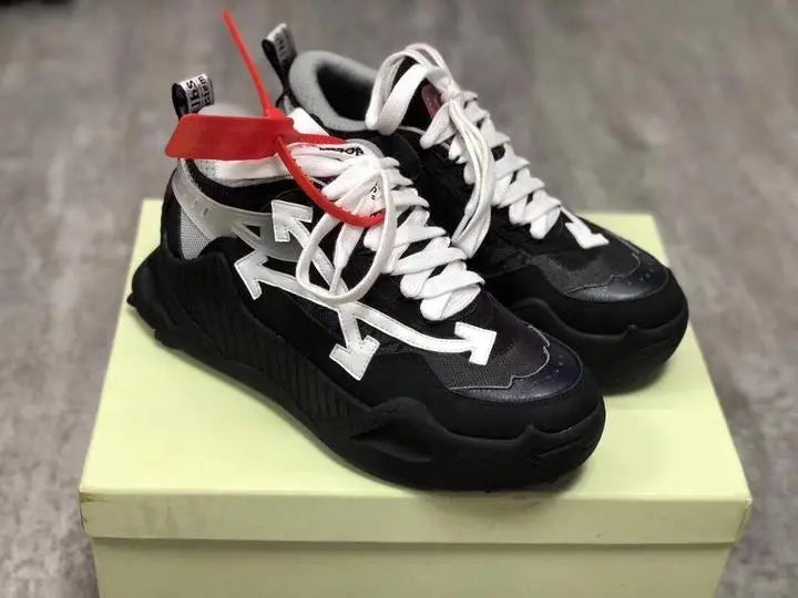 Off-White Wmns ODSY Black Sneakers New with Tag & Box Metroutfits