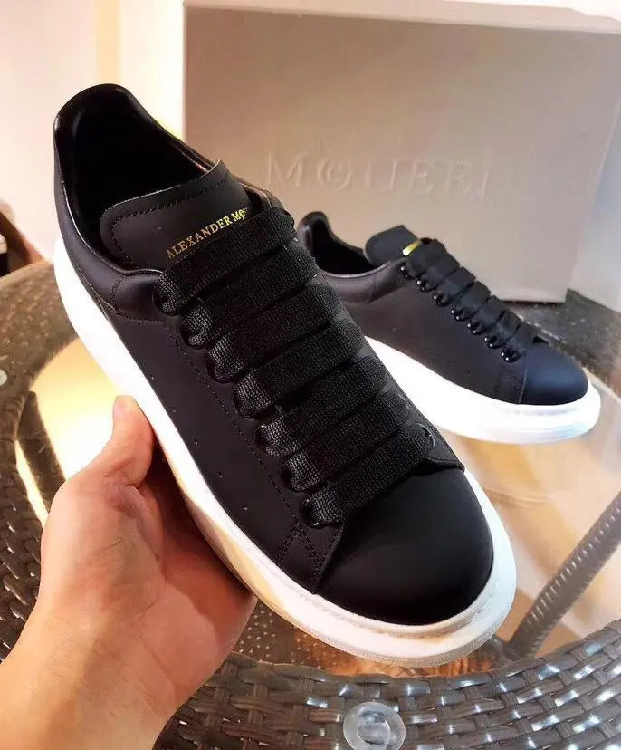Alexander McQueen Black Oversize Iconic Sneakers Metroutfits