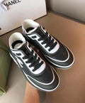 Chanel Women's Sneaker Black White Metroutfits