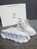 Versace White Ash Sneakers – New with Tag and Original Box Metroutfits