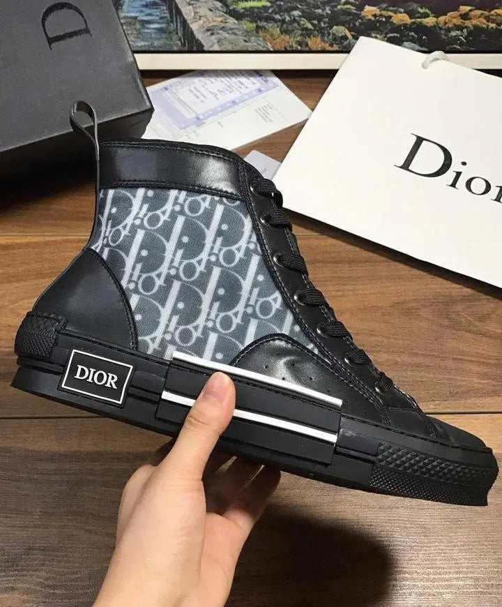 Christian Dior Black Sneakers Metroutfits