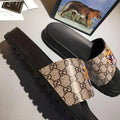 Gucci Men’s Tiger Slides – Iconic Design – New with Tag and Box Metroutfits