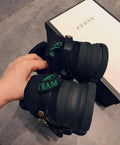 Gucci Flashtrek Black Sneakers with Removable Crystals Metroutfits