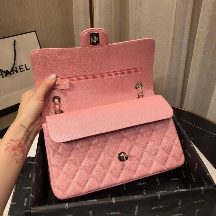 Chanel Caviar Quilted Medium Double Flap Handbag New With Tag Metroutfits