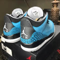 Air Jordan Retro 3 Sneakers Blue Black Metroutfits