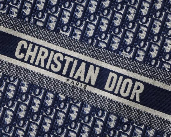 Christian Dior Small Book Tote Canvas Bag 41.5 cm New with Tag Metroutfits