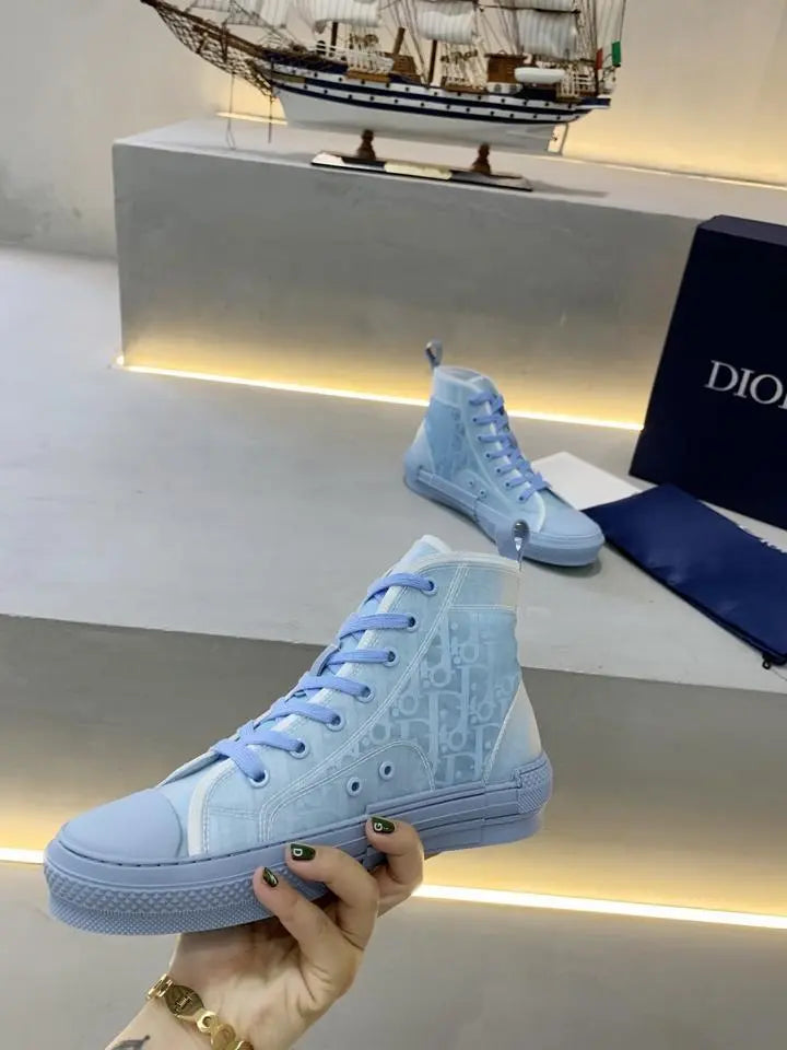 Christian Dior Blue Sneakers Metroutfits