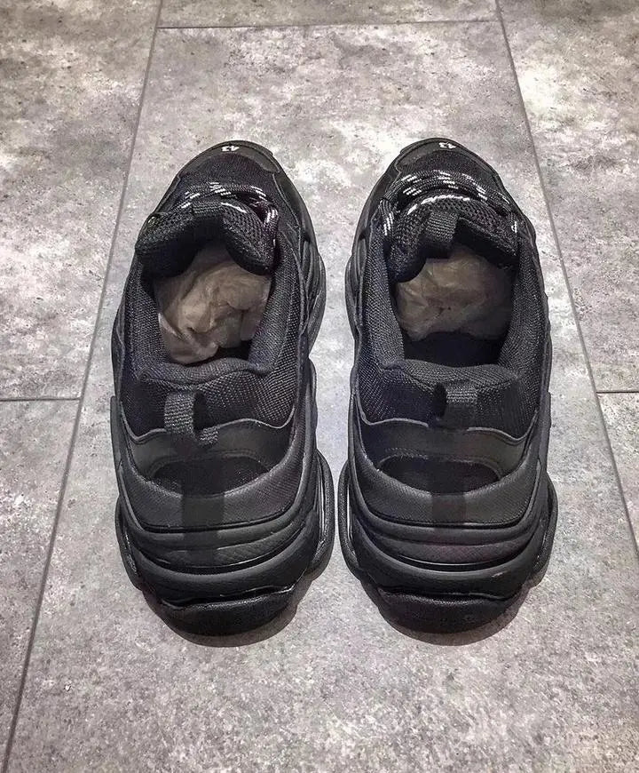 Balenciaga Triple S Black Sneakers – New with Tag and Original Box Metroutfits