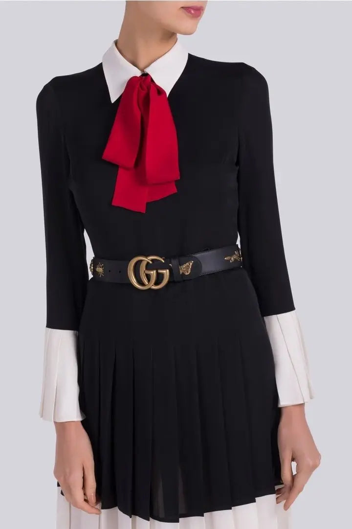 Gucci Women’s Leather Belt Animal Studs Metroutfits