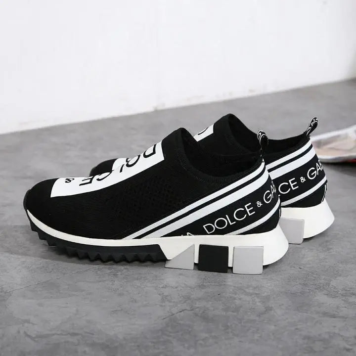 Dolce & Gabbana Black Sneakers – New with Tag and Original Box Metroutfits